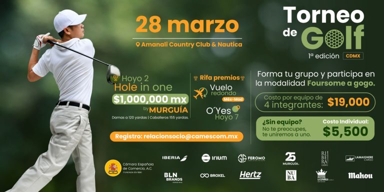 1ª Edición del Torneo de Golf CAMESCOM en Ciudad de México