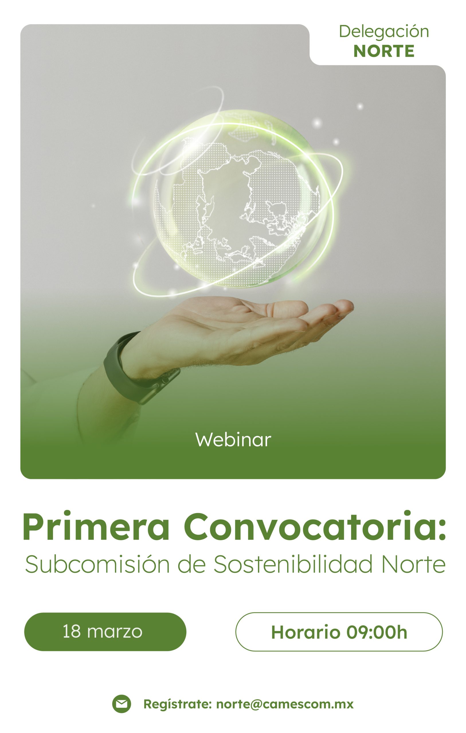 Primera Convocatoria: Subcomisión de Sostenibilidad Norte