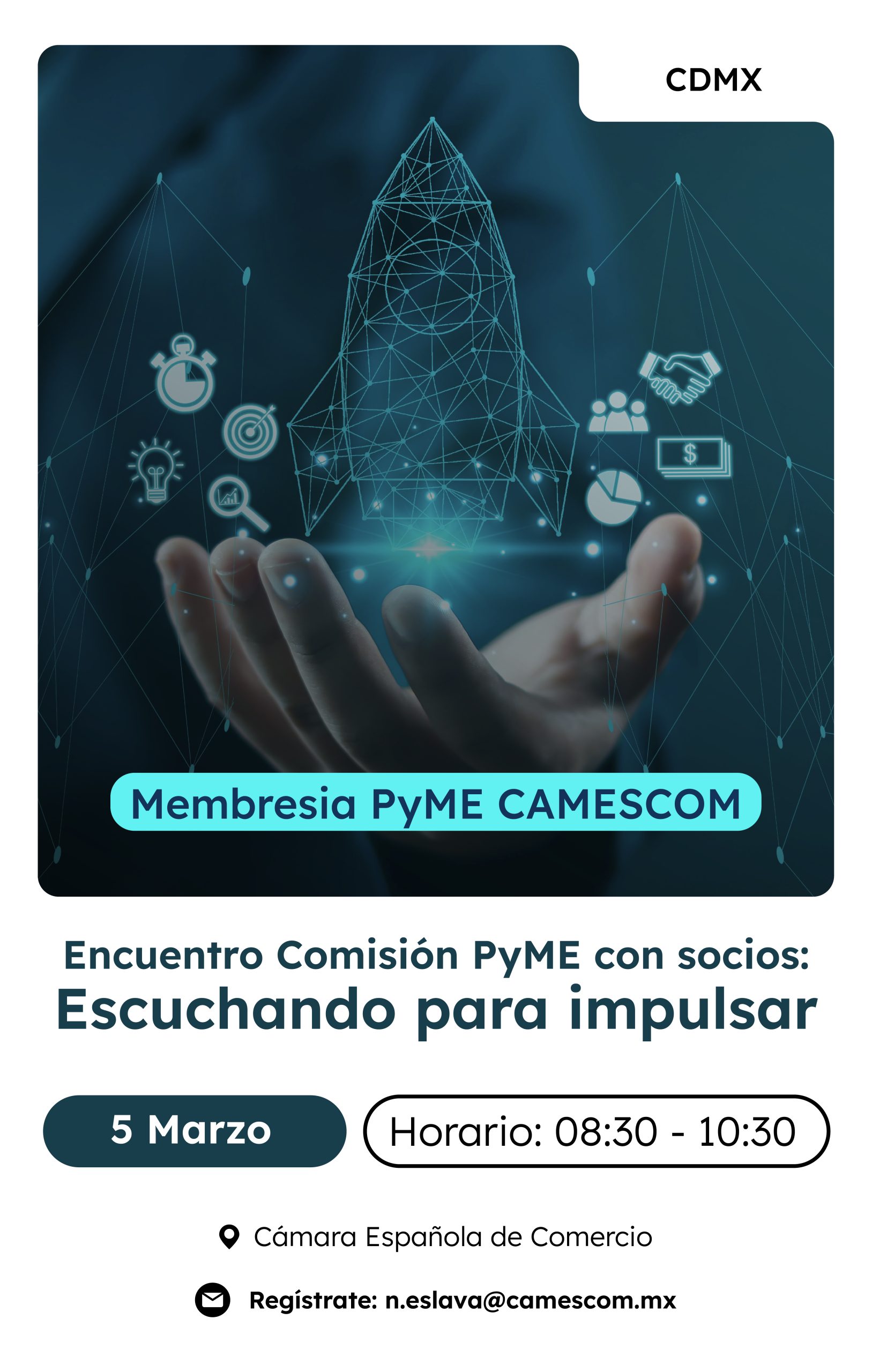 Encuentro Comisión PyME con socios: Escuchando para impulsar