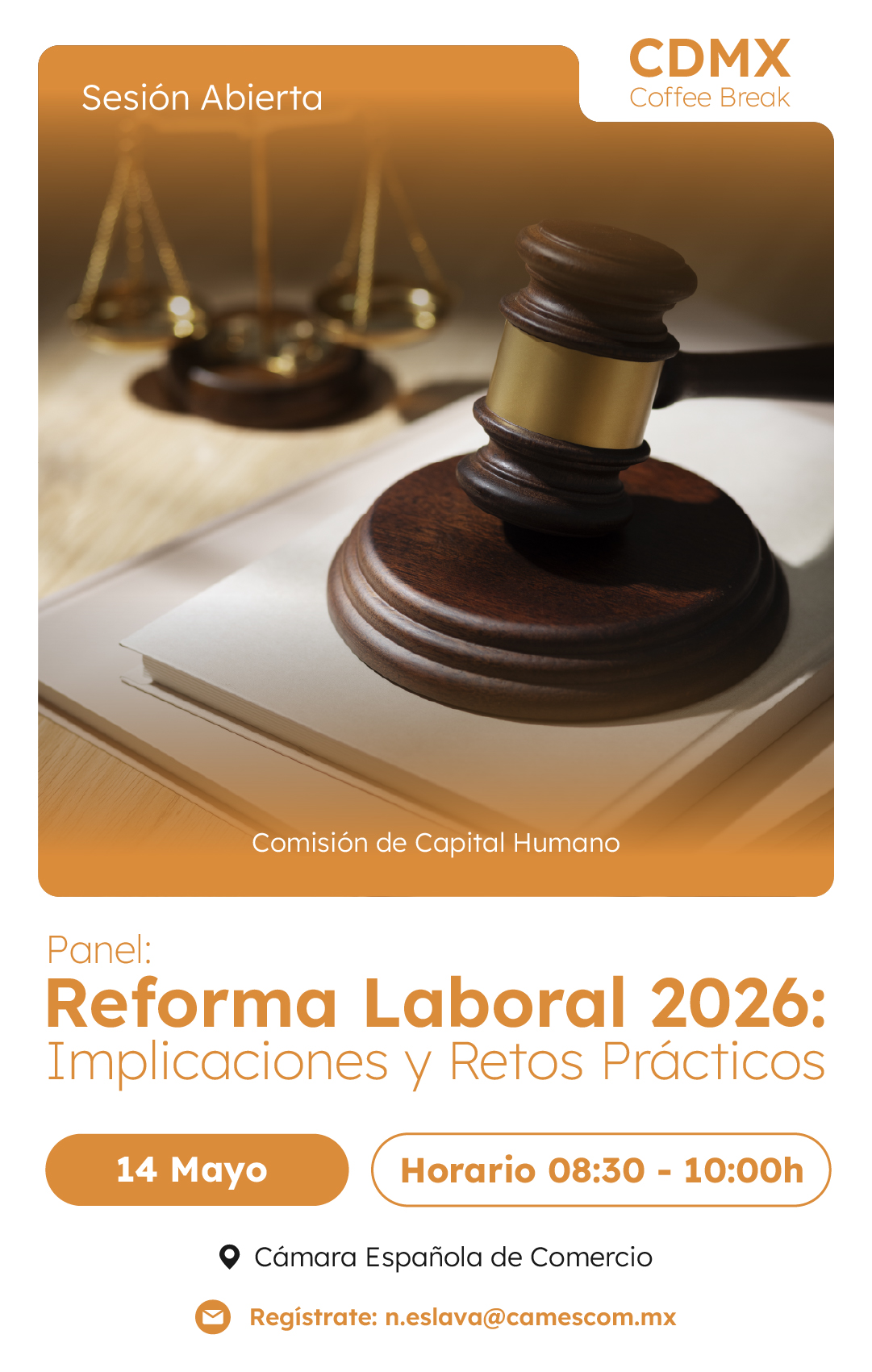 Panel: Reforma Laboral 2026: Implicaciones y retos prácticos