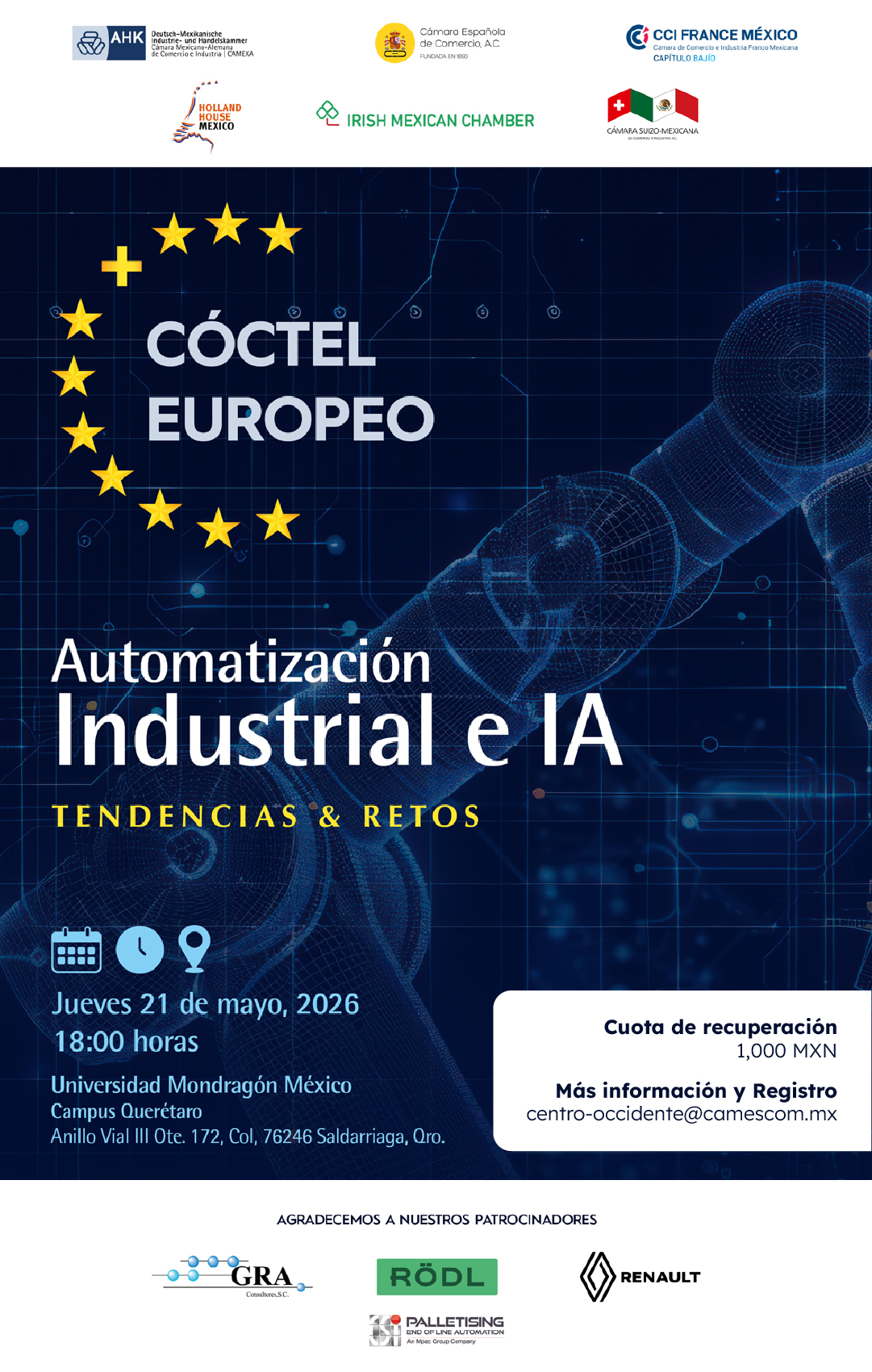 Cóctel Europeo / Automatización Industrial e IA