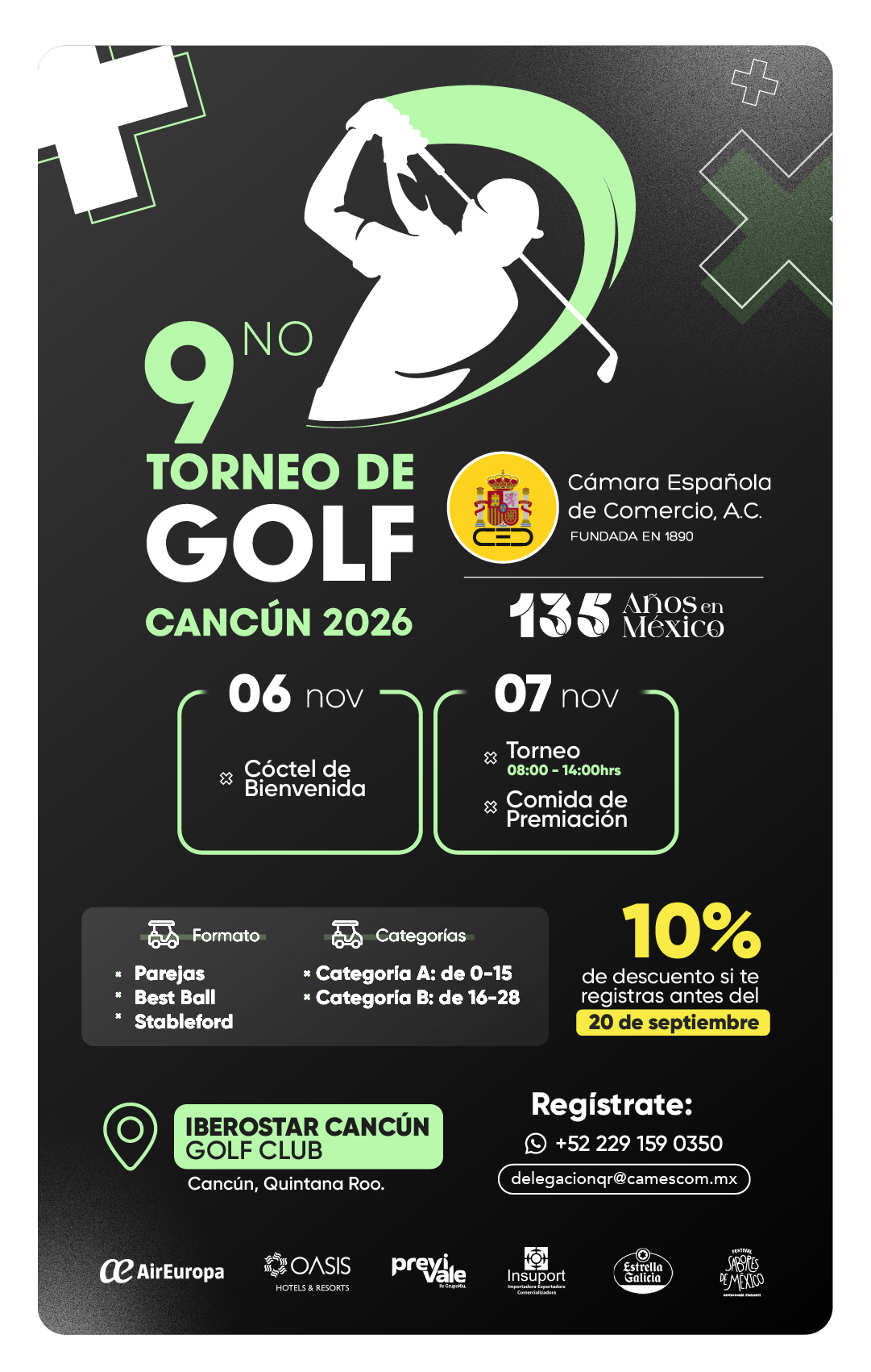 9° Torneo de Golf Cancún 2026