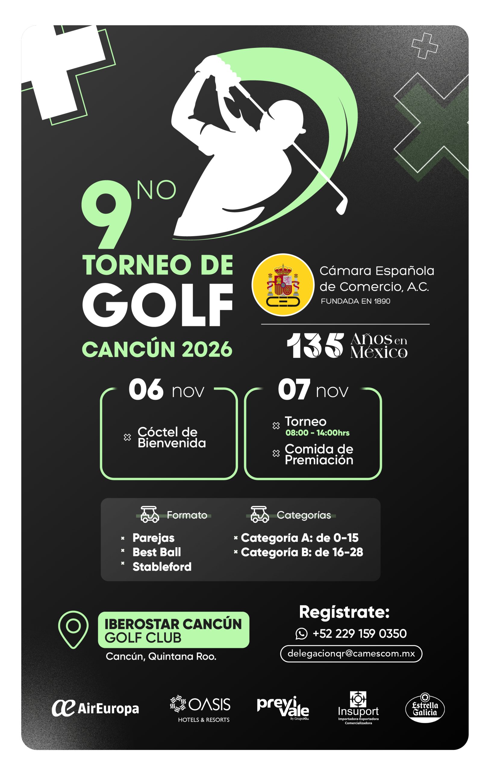 9° Torneo de Golf Cancún 2026