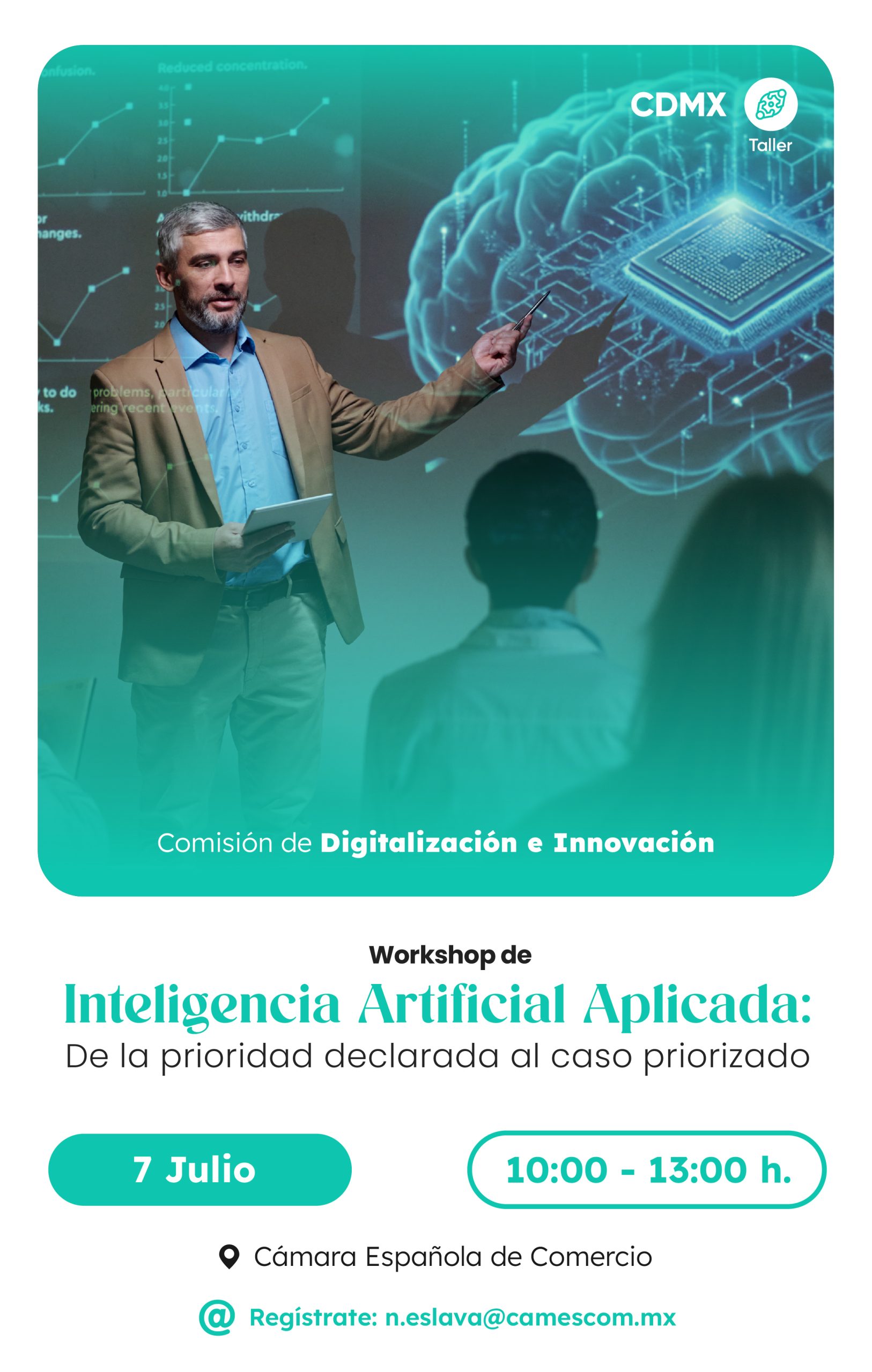 Workshop de Inteligencia Artificial Aplicada: De la prioridad declarada al caso priorizado