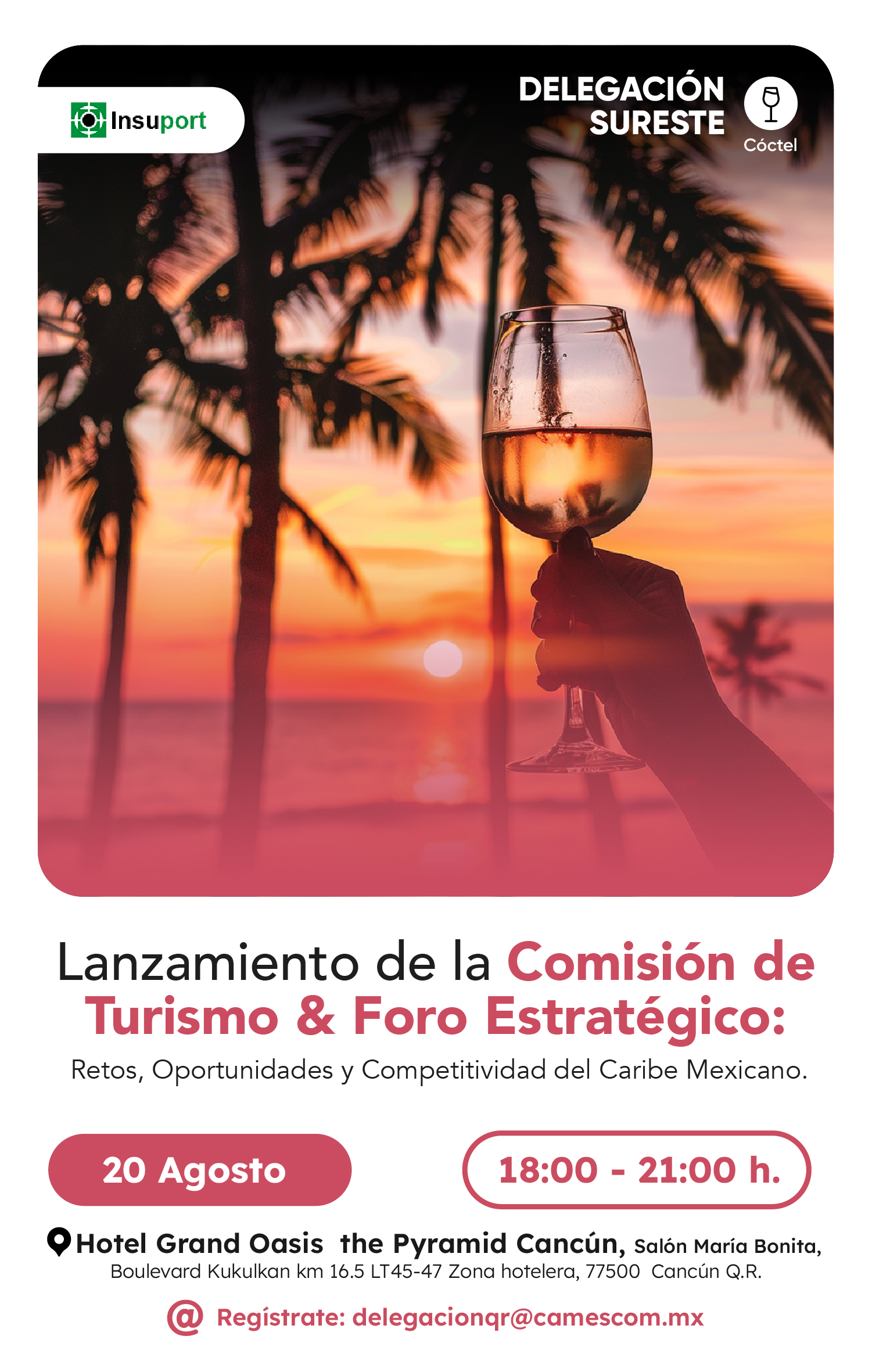 Lanzamiento de la Comisión de Turismo & Foro Estratégico: Retos, Oportunidades y Competitividad del Caribe Mexicano