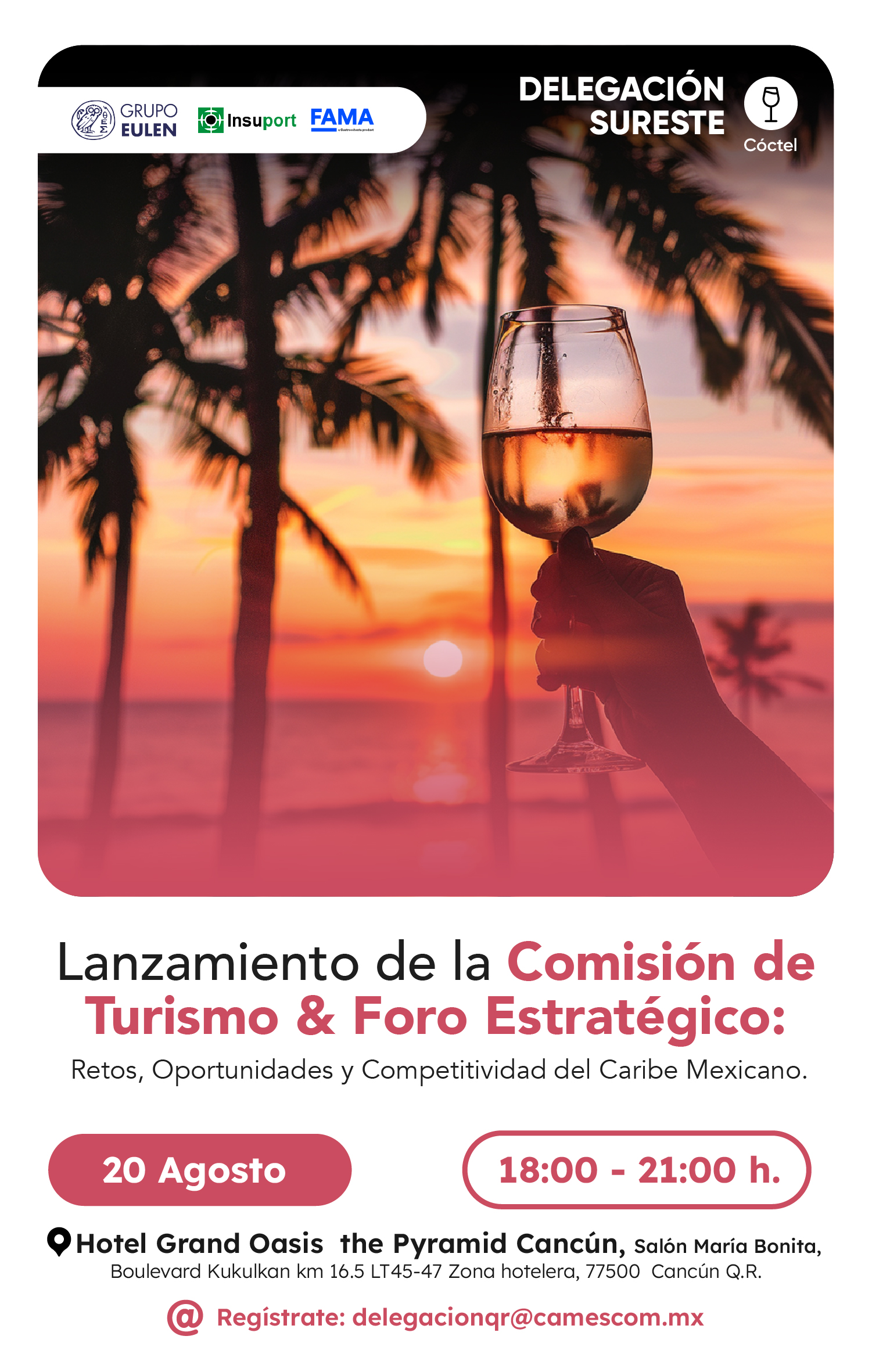 Lanzamiento de la Comisión de Turismo & Foro Estratégico: Retos, Oportunidades y Competitividad del Caribe Mexicano