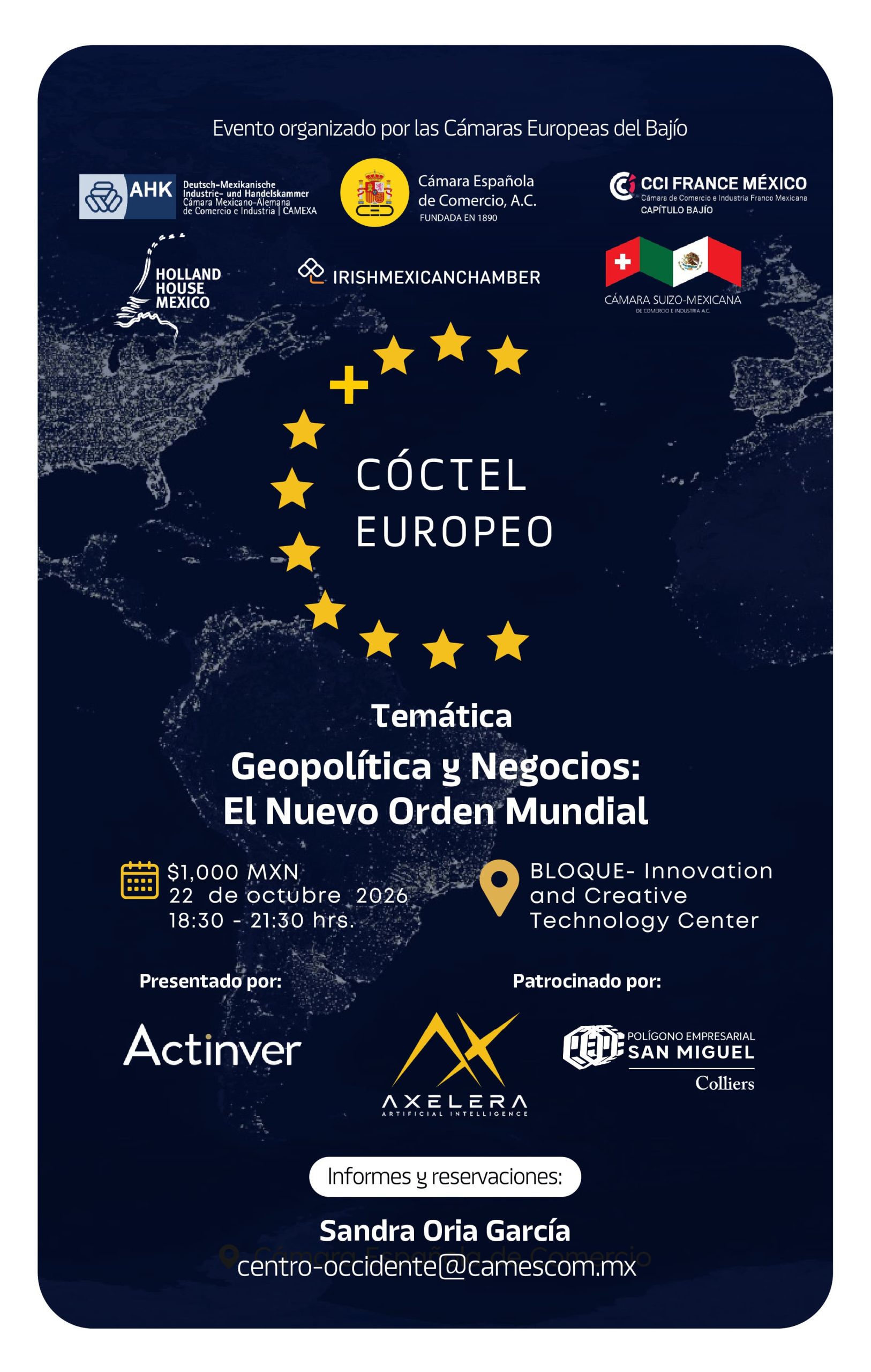 Cóctel Europeo: Geopolítica y Negocios: El Nuevo Orden Mundial