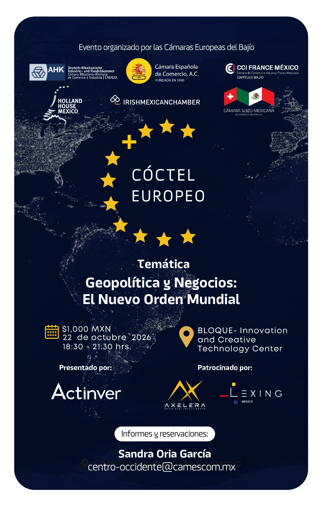 Cóctel Europeo: Geopolítica y Negocios: El Nuevo Orden Mundial